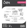 Sizzix Clear Stamps Set 19PK – Happy Everything Sentiment by Catherine Pooler