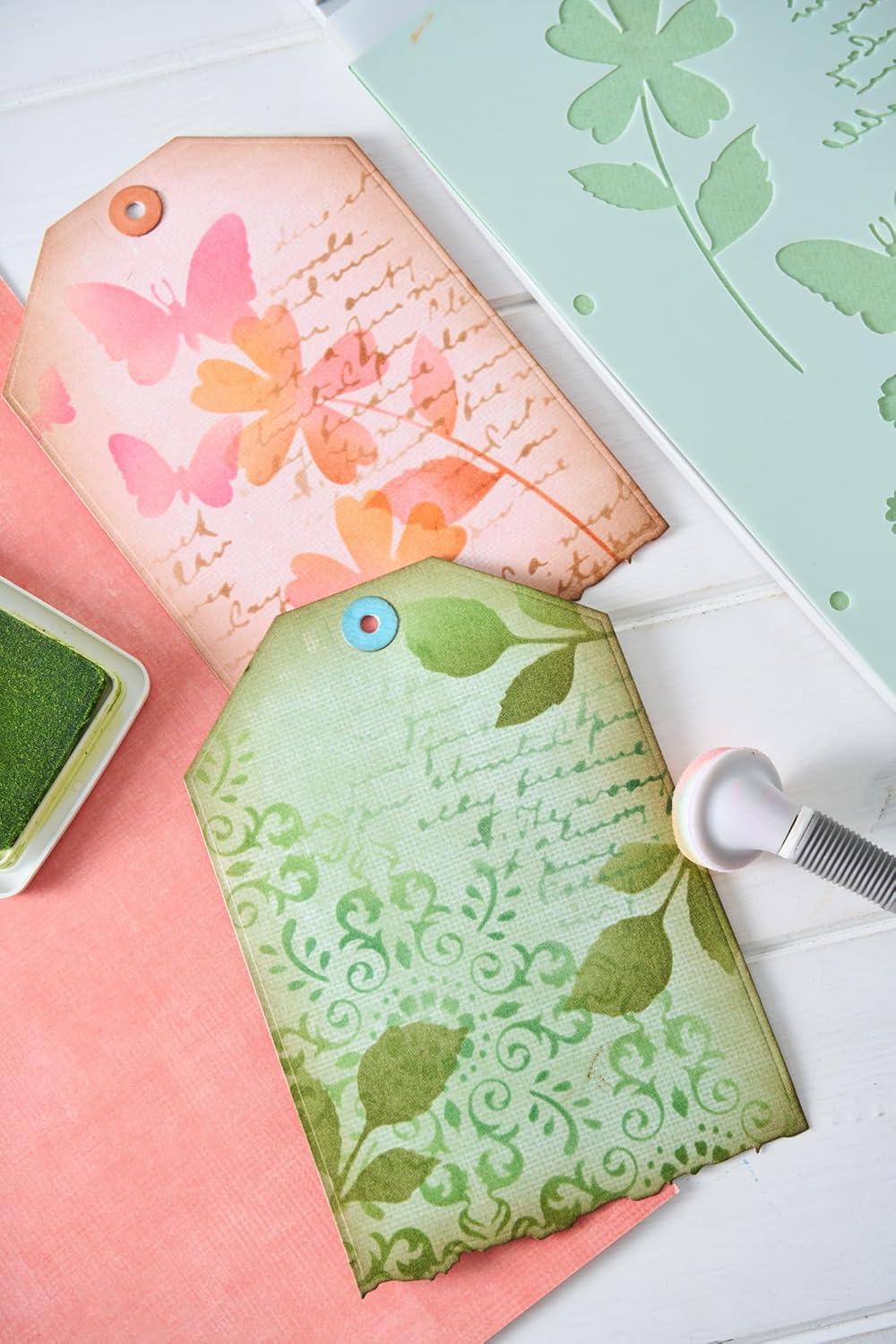 image:imageSizzix A4 Stencil Petal Play by 49 amp Market 1 Stencil