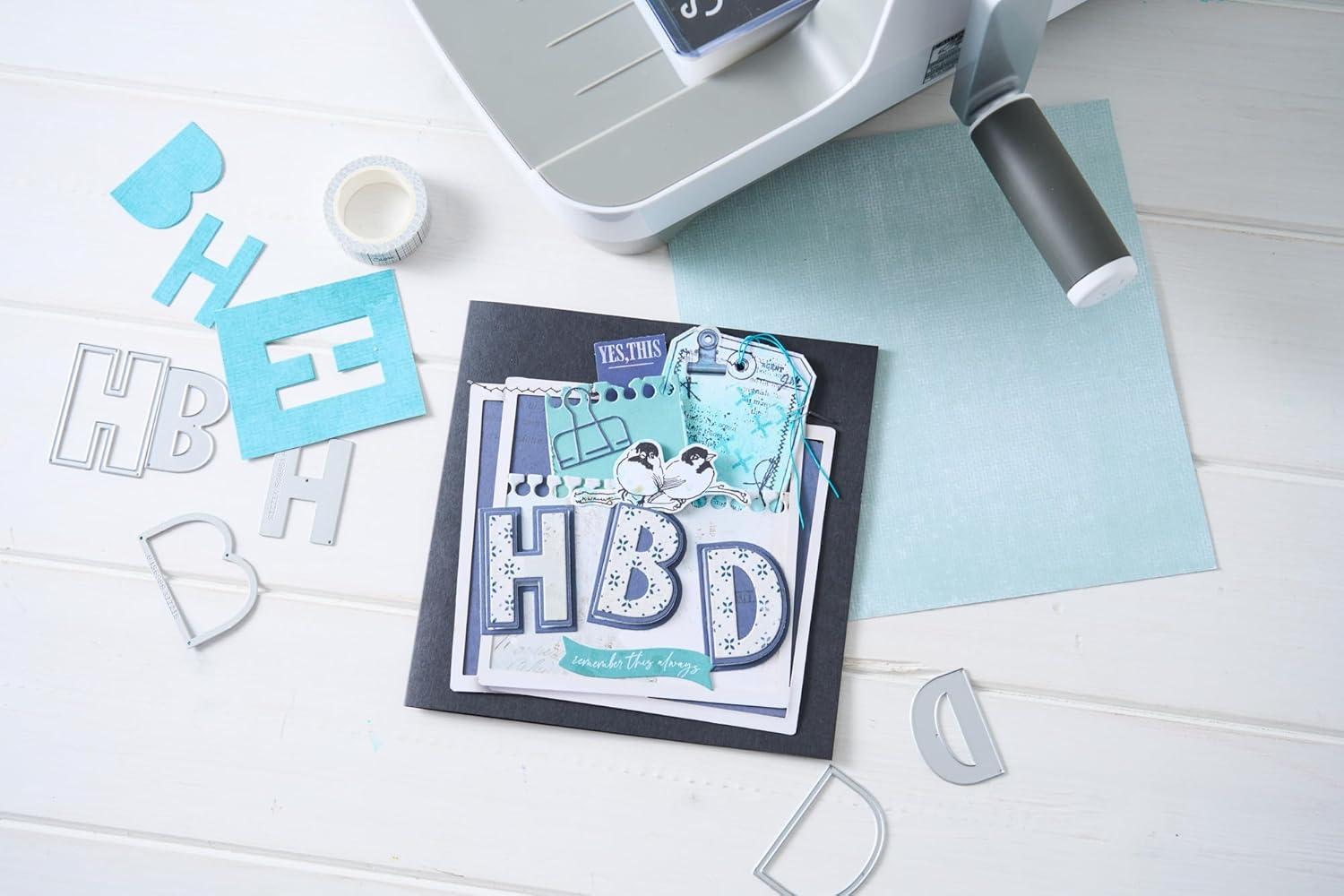 image:imageSizzix Clear Stamps Set with Framelits Dies BuildAFrame by 49 amp Market 15 Rubber Stamps amp 14 Cutting Dies