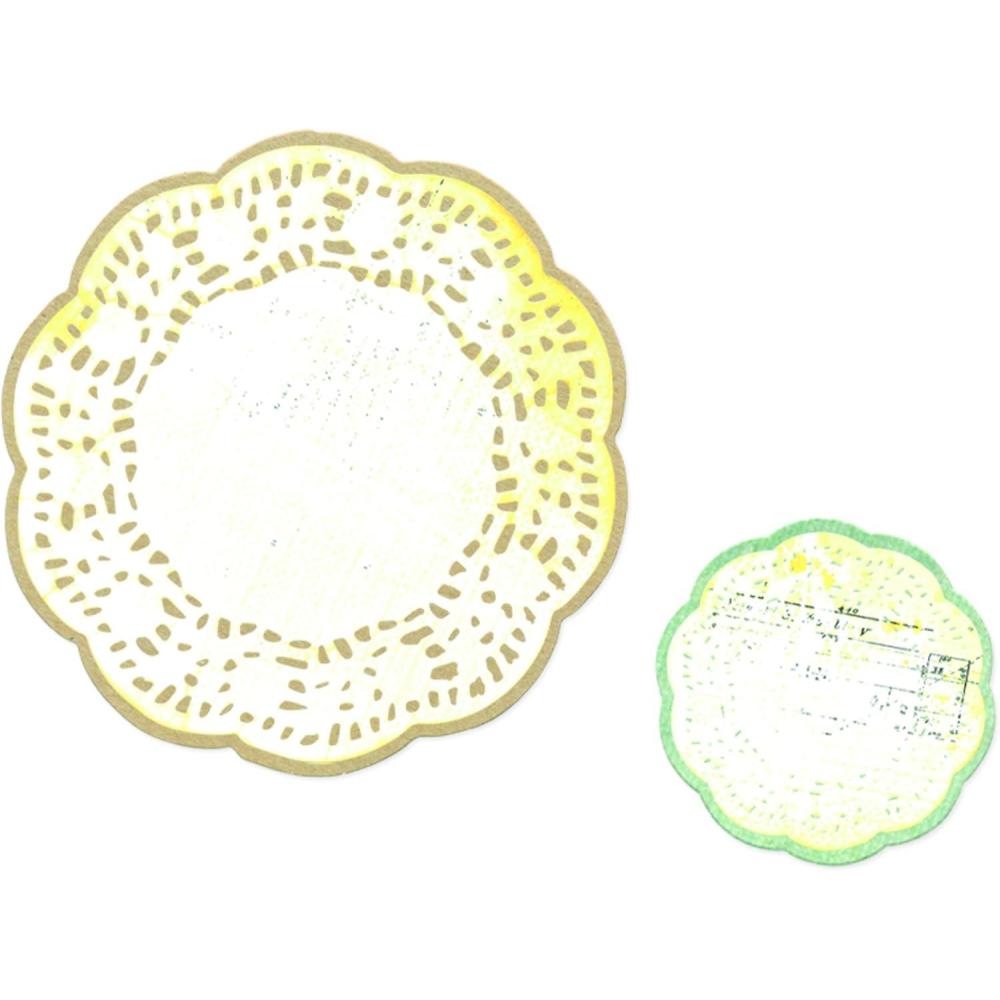 image:imageSizzix Thinlits Die Set Doily Duo by 49 amp Market 4 Cutting Dies
