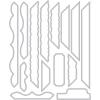 Sizzix Clear Stamps Set with Framelits Dies, Build-A-Frame by 49 & Market, 15 Rubber Stamps & 14 Cutting Dies