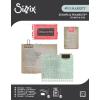 Sizzix Clear Stamps Set with Framelits Dies, Creative Combos by 49 & Market, 10 Rubber Stamps & 10 Cutting Dies