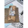 Sizzix Clear Stamps Set with Framelits Dies, Globetrotter’s Mark by 49 & Market, 62 Rubber Stamps & 4 Cutting Dies