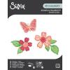 Sizzix Clear Stamps Set with Framelits Dies, Sweet Sprigs by 49 & Market, 19 Rubber Stamps & 9 Cutting Dies