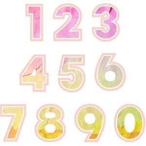 Sizzix Thinlits Die Set, This or that 2 inch Numbers by 49 and Market, 20 Cutting Dies