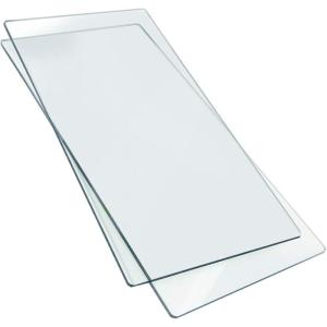 Sizzix Accessory – Cutting Pads, Standard, 1 Pair(Sizzix 655267 Cutting Pads Extended Accessory 1 Pair  Plastic  Transparent  15.88 x 37.15 x 0.32 cm)