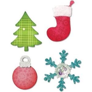 Sizzix “Christmas Tree/Ornament/Snow Flake and Stocking Bigz Die